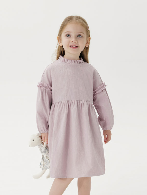 MARC & JANIE Girls Sweet Jacquard A-Line Cotton Dress 250259