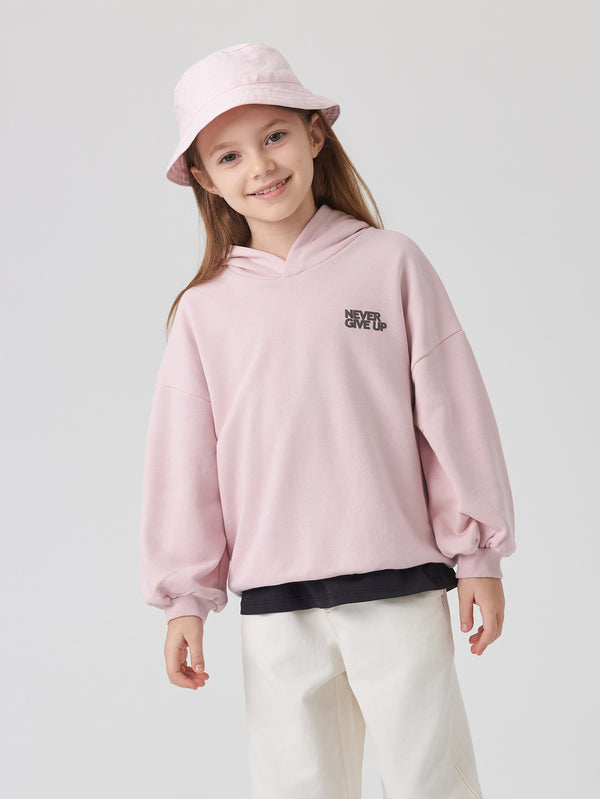 MARC & JANIE Boys Girls Loose Hooded Monogrammed Sweatshirts 241296