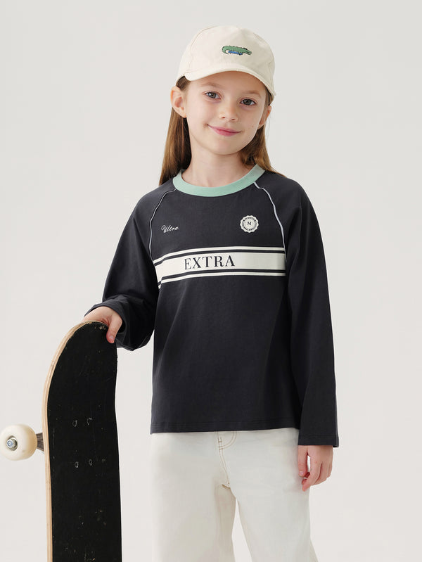 MARC & JANIE Girls Sports Raglan T-shirts 241279