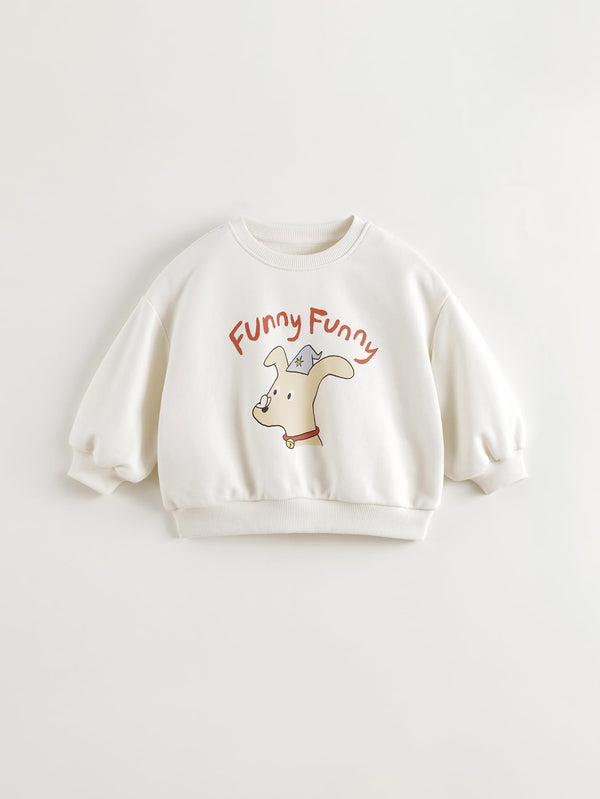 MARC & JANIE Boys Cartoon Animal Loose Soft Sweatshirt 250061