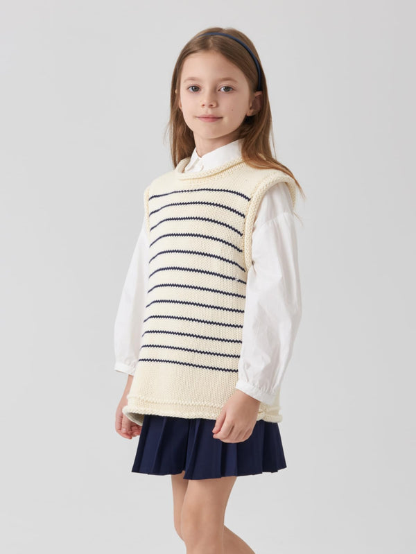 MARC & JANIE Girls Striped Knit Vest 541881