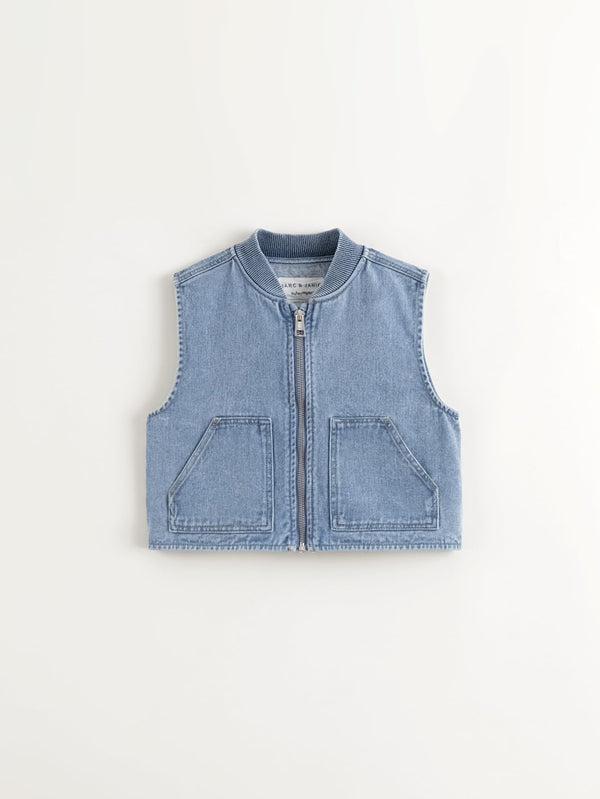 MARC & JANIE Boys Fashion Cotton Denim Vest 250062