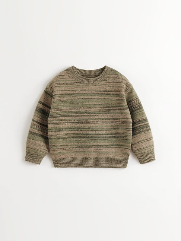 MARC & JANIE Boys Vintage Gradient Stripe Knit Sweater 241705