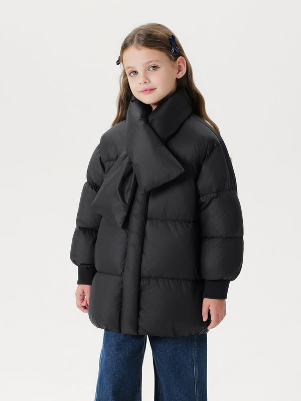 MARC & JANIE Girls Ultralight Down Mid-Length Coat 232029