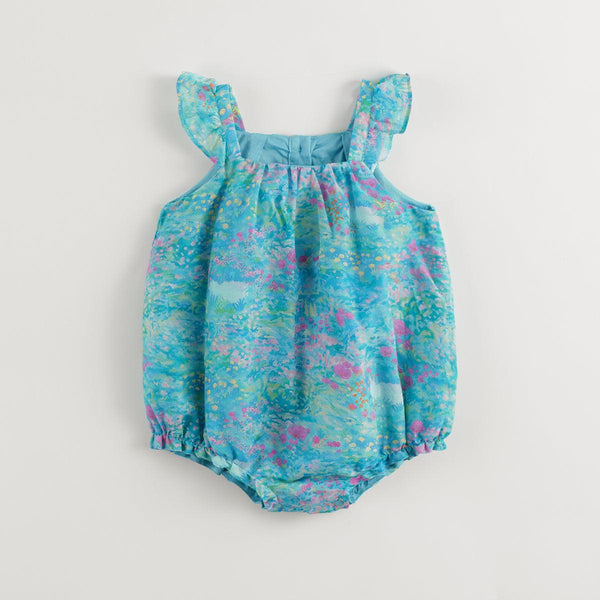 Girls Monet Garden Flutter Sleeve Bodysuit 240396 - MARC&JANIE