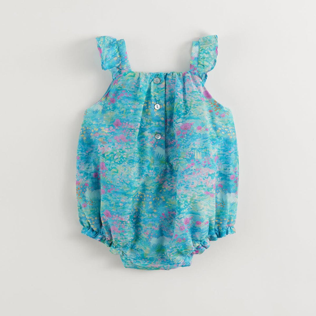 Girls Monet Garden Flutter Sleeve Bodysuit 240396 - MARC&JANIE