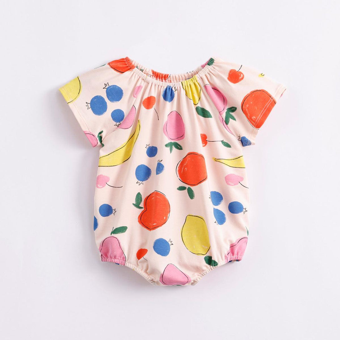 Baby Girls Printed Short Sleeve Bodysuit 230926 - MARC&JANIE