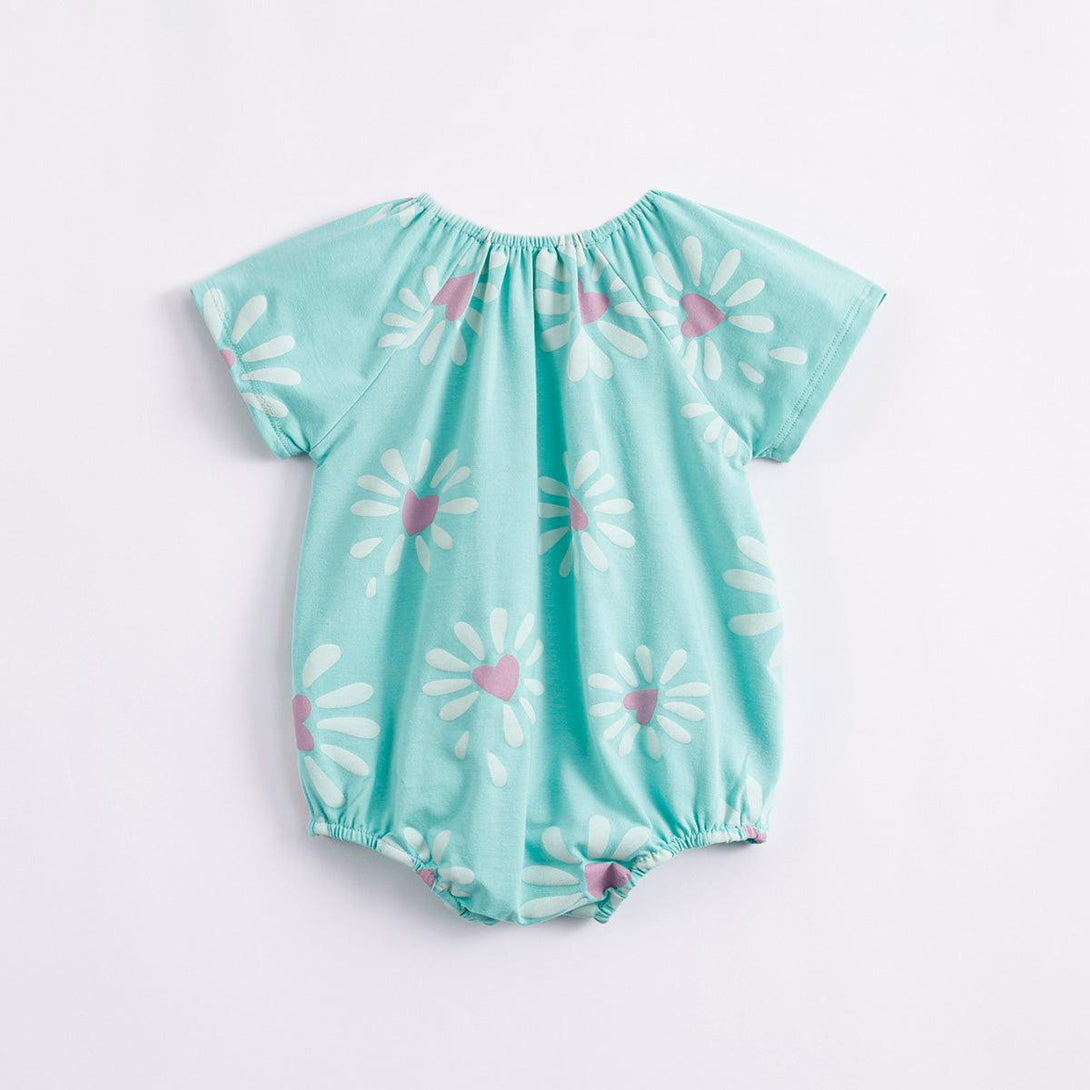 Baby Girls Printed Short Sleeve Bodysuit 230926 - MARC&JANIE