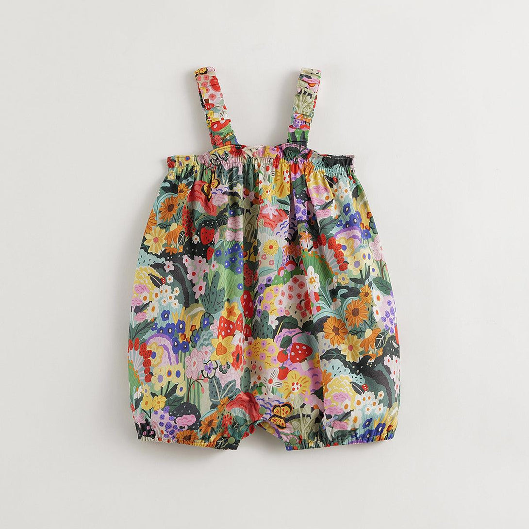 Girls Summer Garden Suspenders Rompers & Jumpsuits 240510 - MARC&JANIE