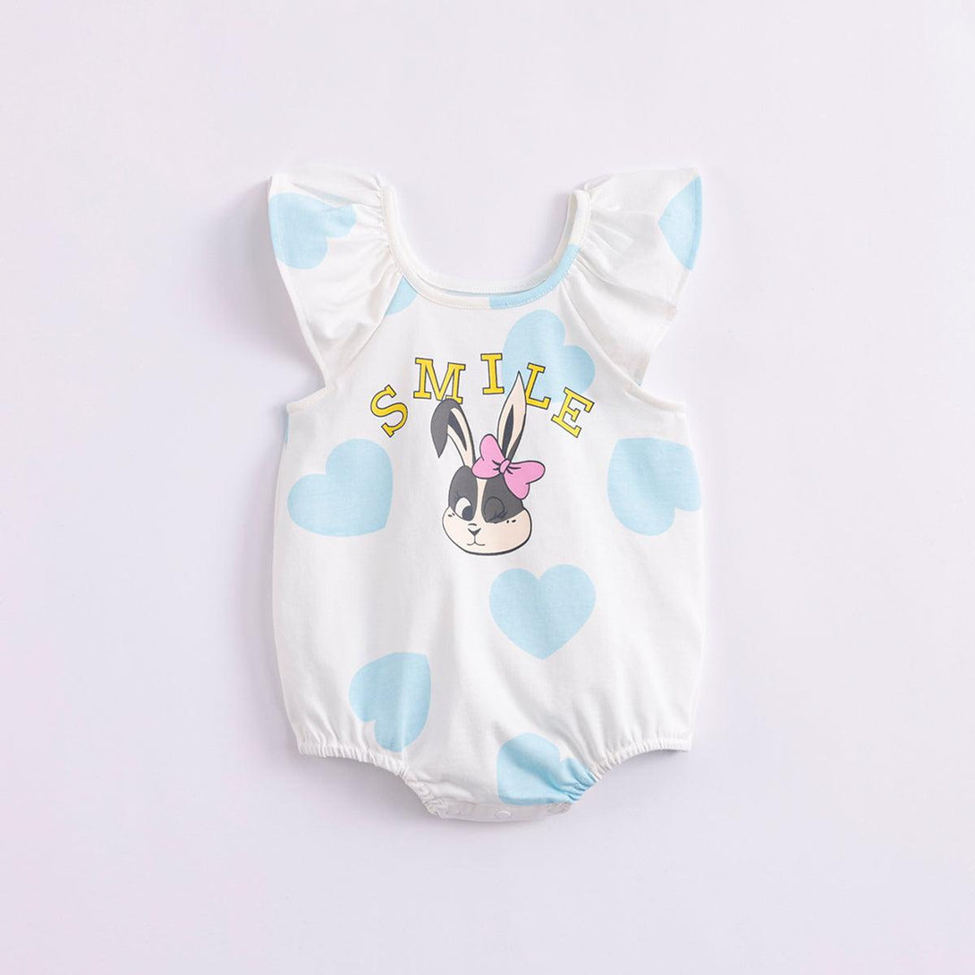 Baby Girls Suspender Bodysuit 230637 - MARC&JANIE