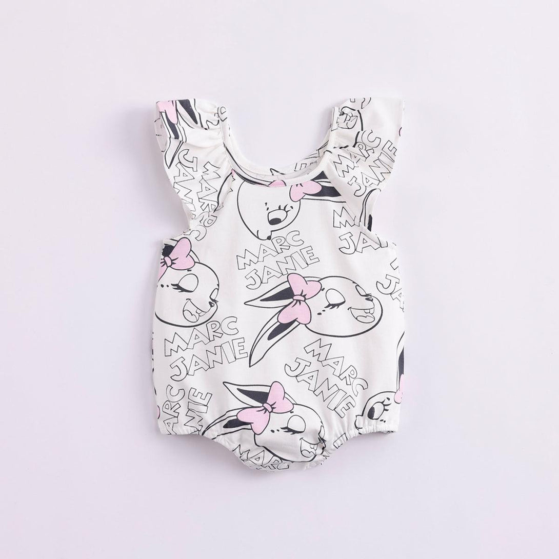 Baby Girls Suspender Bodysuit 230637 - MARC&JANIE