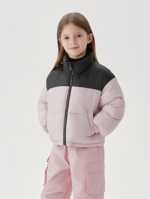 MARC & JANIE Girls Ultralight Color Block Down Jacket 231681