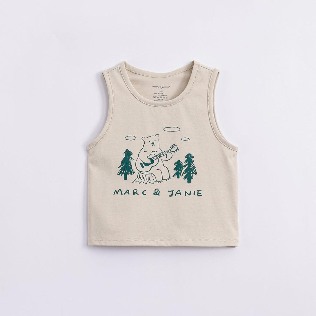 Boys Breathable Sports Printed Vest 230639 - MARC&JANIE