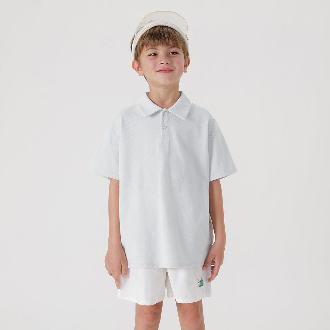 MARC&JANIE Boys Casual Sports Short Sleeve Polo Shirt Kids Tops for Summer 240386 - MARC&JANIE