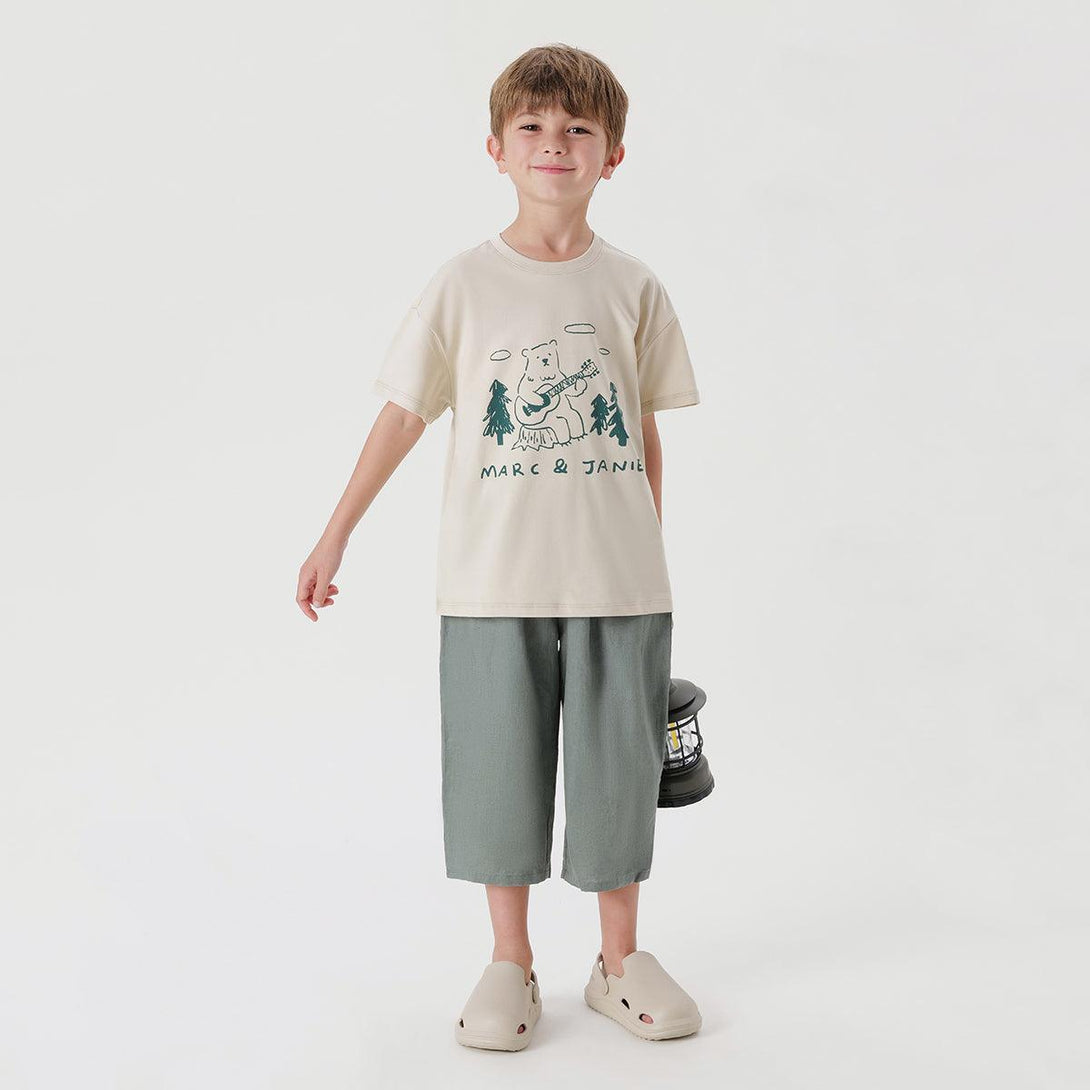 MARC&JANIE Boys Summer Cooling Antibacterial T-shirts 230630 - MARC&JANIE