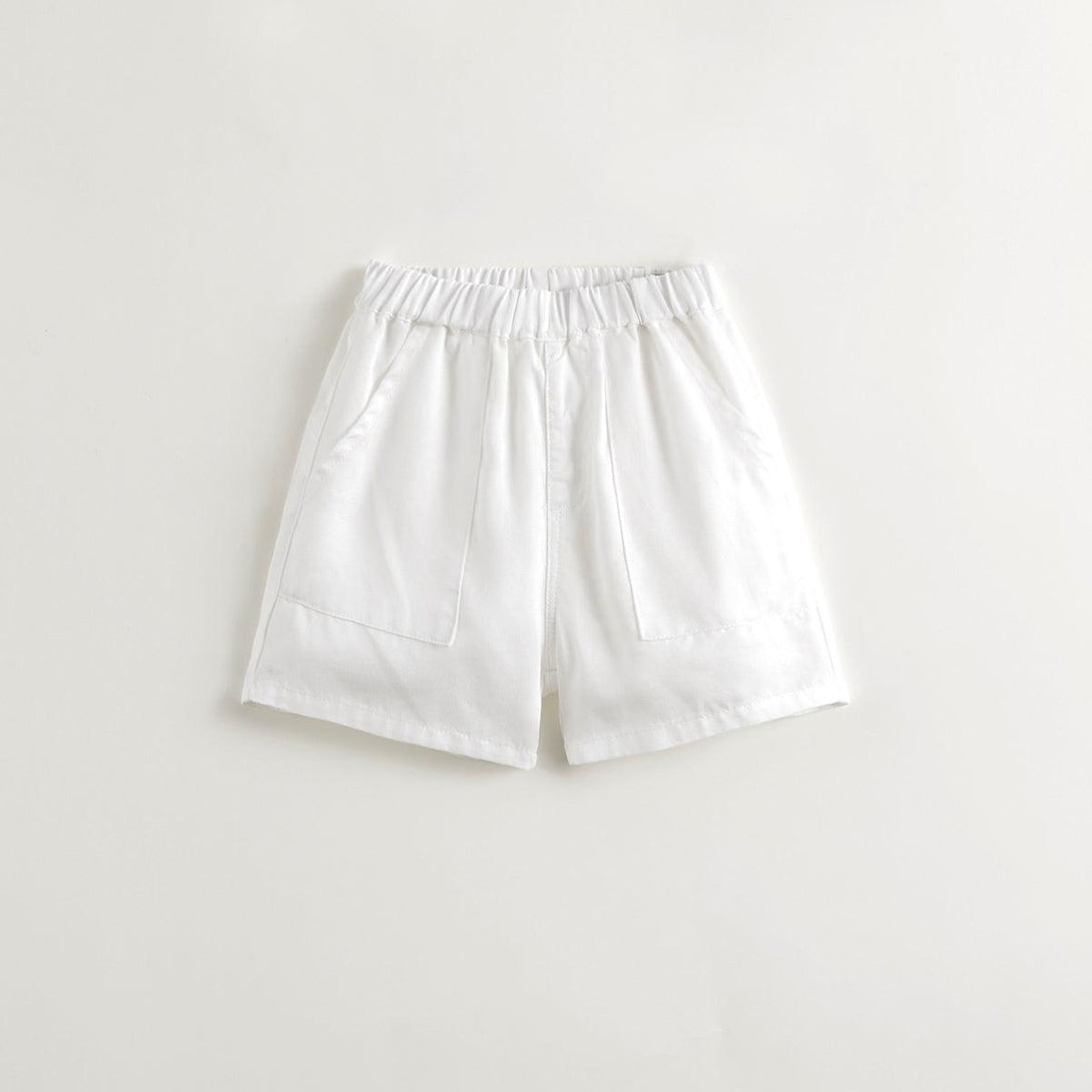 Boys Cool Feeling Breathable Lyocell Denim Shorts 240551 - MARC&JANIE