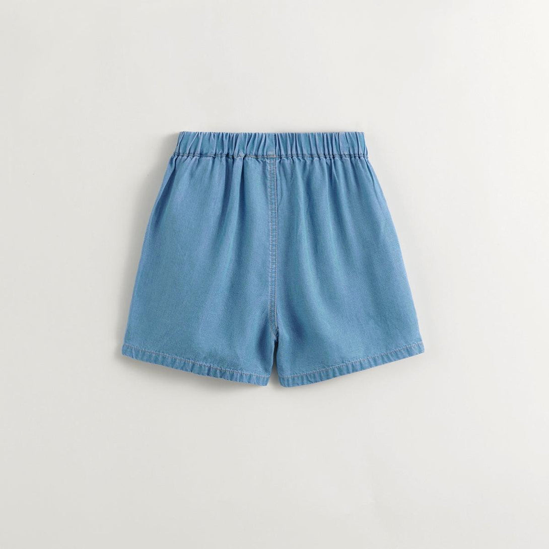 Boys Cool Feeling Breathable Lyocell Denim Shorts 240551 - MARC&JANIE