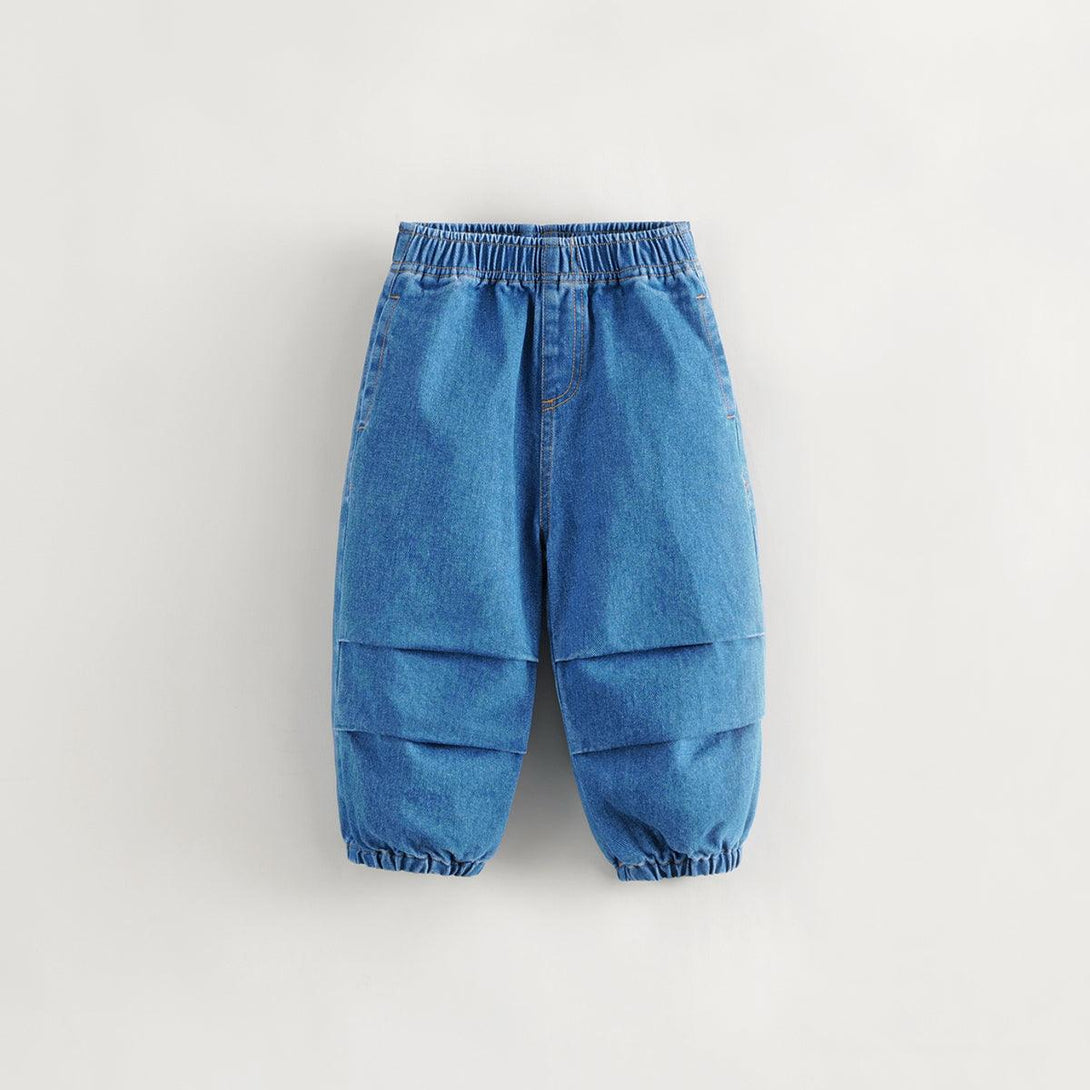 MARC&JANIE Boys Cotton Denim Carrot Pants Parachute Pants for Autumn 231679 - MARC&JANIE