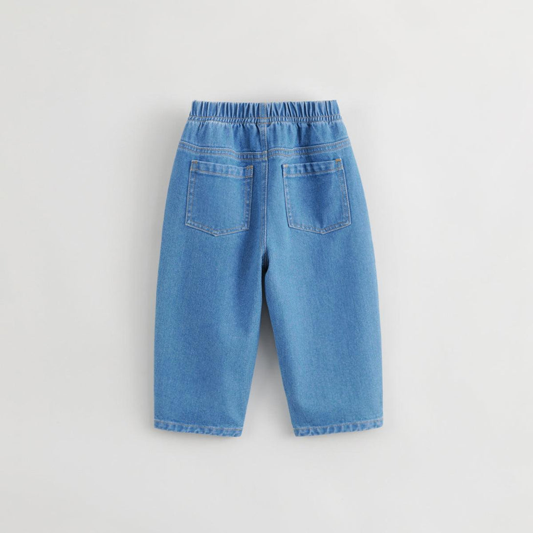 MARC&JANIE Boys Cotton Dinosaur Denim Turnip Pants Kids Pants for Autumn 231676 - MARC&JANIE