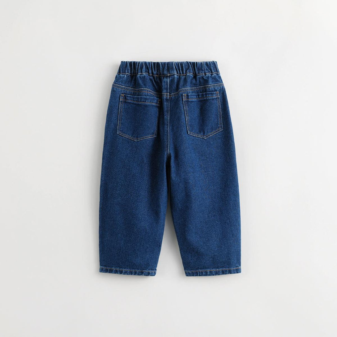 MARC&JANIE Boys Cotton Loose Denim Turnip Pants Children's Pants for Autumn 231675 - MARC&JANIE