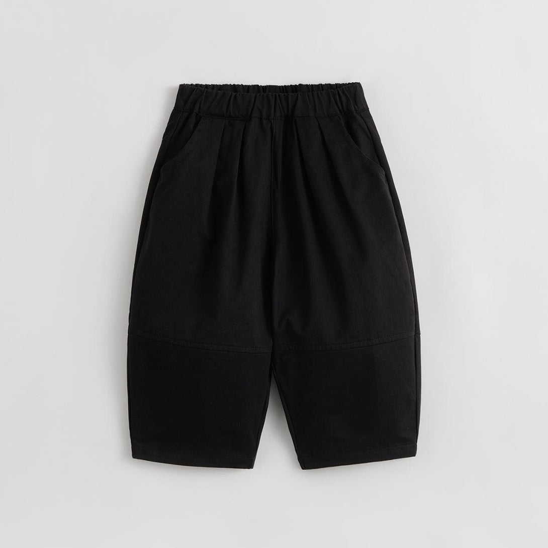 MARC&JANIE Boys Autumn Pure Cotton Stitching Pleated Soft Radish Pants 231667 (Arrive on July 13) - MARC&JANIE