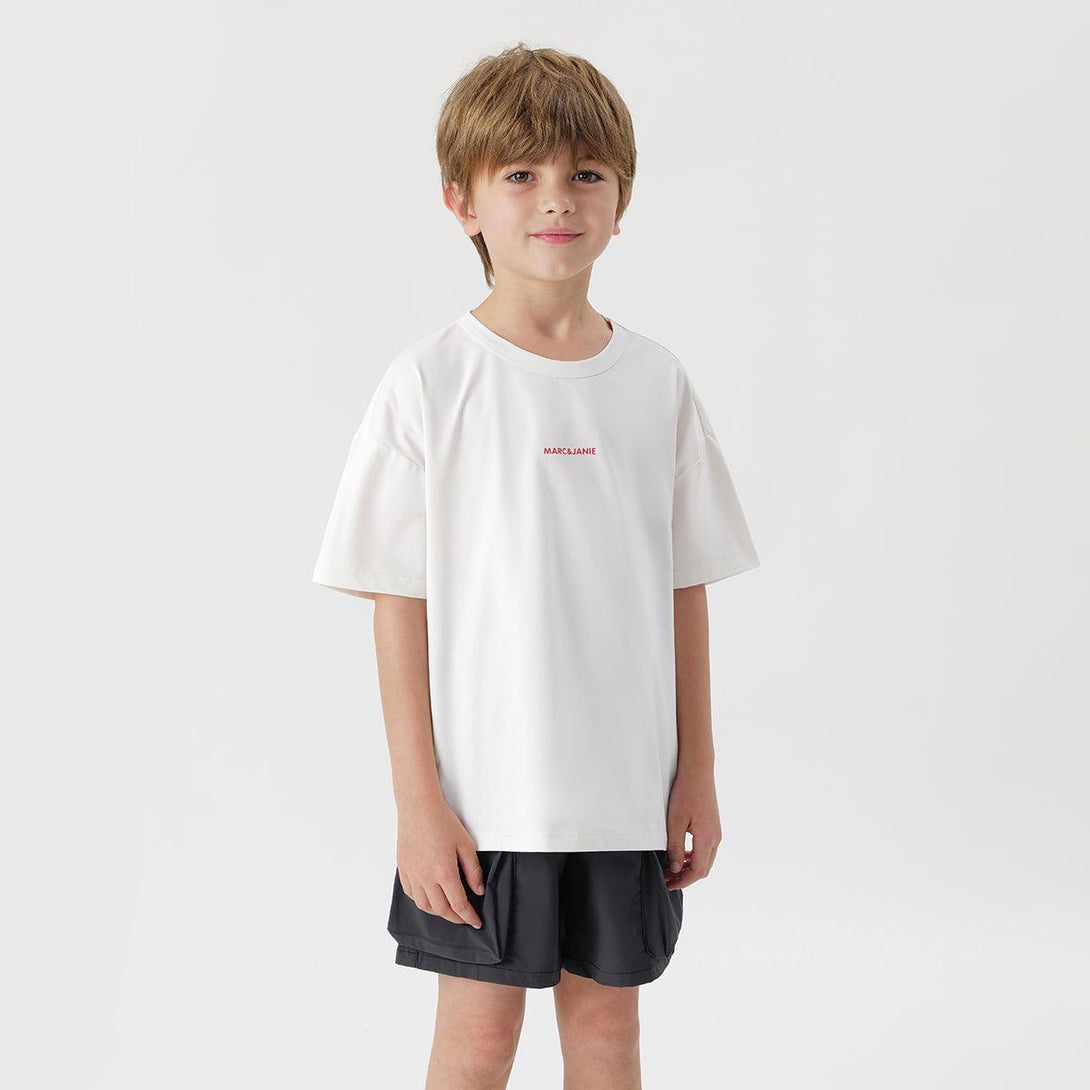 Boys Girls Athletic Quick Dry Short Sleeve T-shirt 240321 - MARC&JANIE