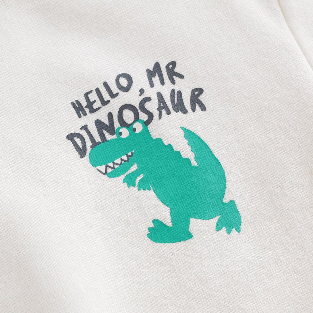 MARC&JANIE Boys Girls Cotton Little Dinosaur Cotton Sweatshirt Children's Sweatshirt for Spring 240677 - MARC&JANIE