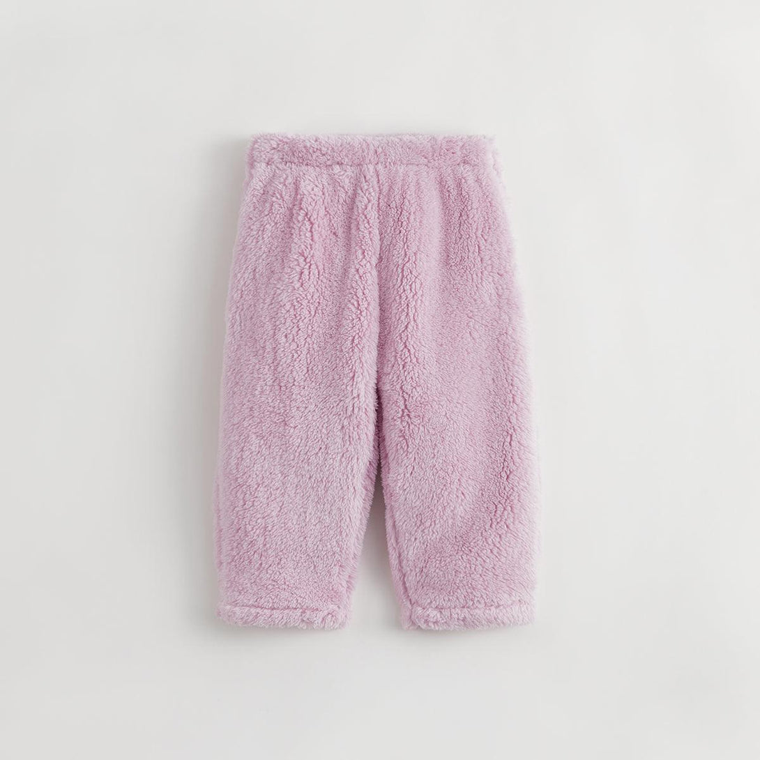 MARC&JANIE Boys Girls Double-sided Cotton Fleece Loose Pants Loungewear for Winter 222005 - MARC&JANIE