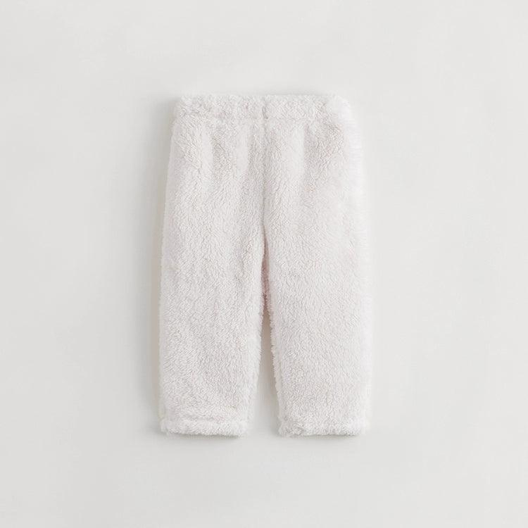 MARC&JANIE Boys Girls Double-sided Cotton Fleece Loose Pants Loungewear for Winter 222005 - MARC&JANIE