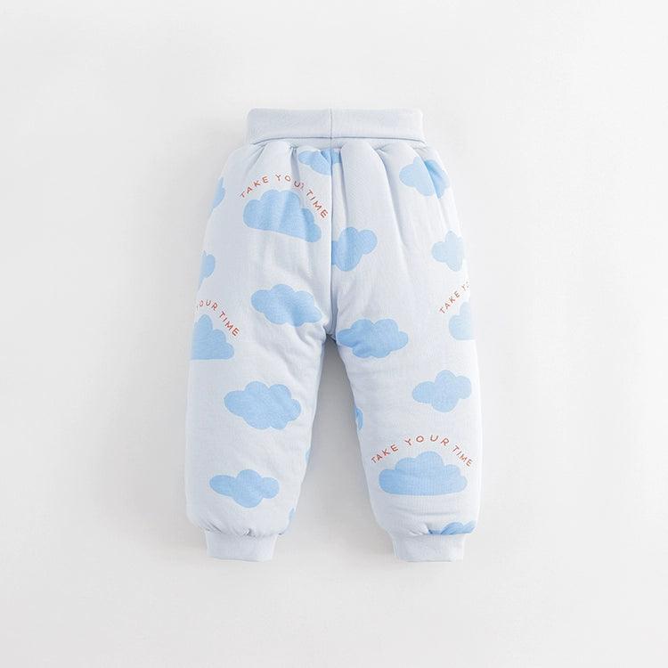 MARC&JANIE Baby Boys Girls High Waist Belly Warm Cotton Pants Baby Pants for Winter 231263 - MARC&JANIE