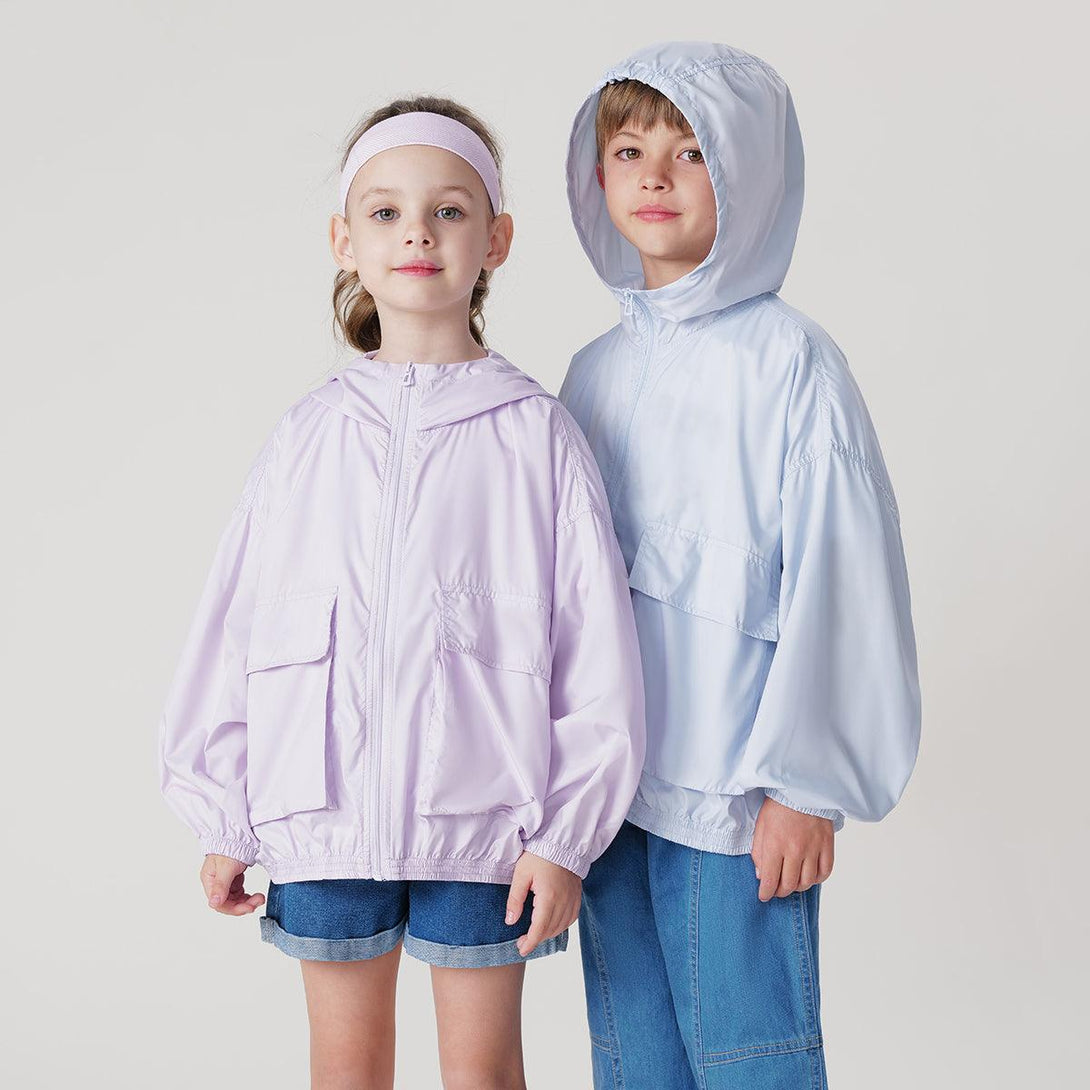 MARC&JANIE Boys Girls Large Pocket Bat Sleeve Ultralight Sun Protective Clothing for Kids Sun Protection Clothing for Summer 240362 - MARC&JANIE