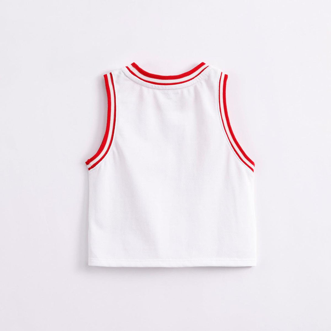 MARC&JANIE Boys Summer Letter Movement Vests 231260 - MARC&JANIE