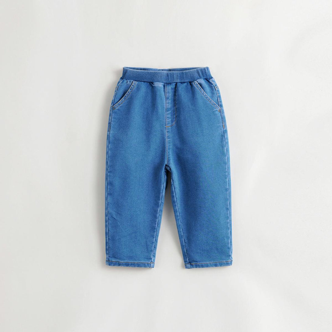 MARC&JANIE Boys Micro Stretch Straight Jeans Children's Casual Pants for Autumn 231678 - MARC&JANIE