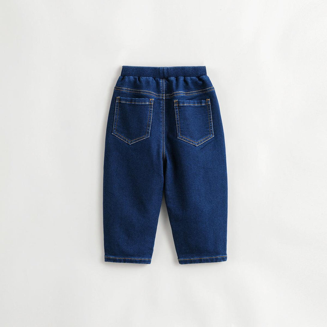 MARC&JANIE Boys Micro Stretch Straight Jeans Children's Casual Pants for Autumn 231678 - MARC&JANIE