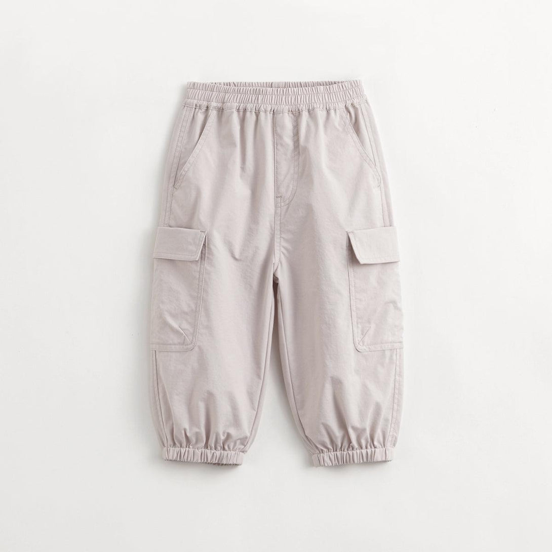 MARC&JANIE Boys Outdoor Large Pocket Workwear Drawstring Pants Kids Pants for Spring 240201 (Shipping after January 11th) - MARC&JANIE