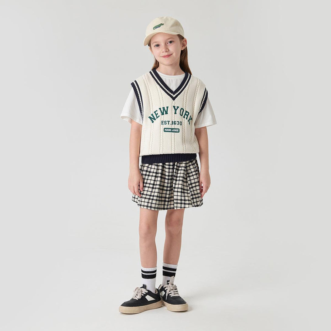 Boys Preppy Style V-neck Vest 231836 - MARC&JANIE