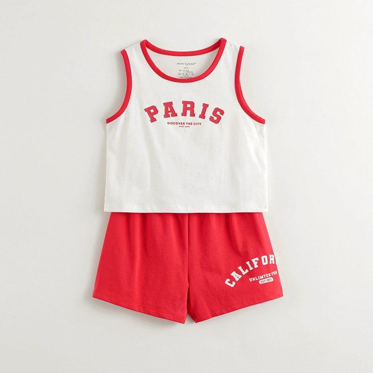 Boys School Basketball Uniform Sports Tank Top Set 240511 - MARC&JANIE