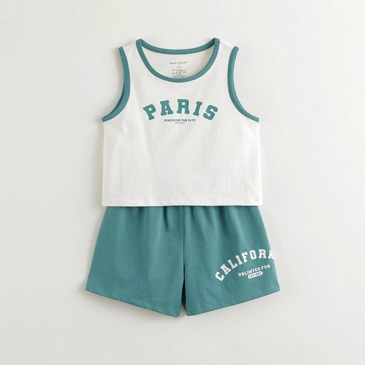 Boys School Basketball Uniform Sports Tank Top Set 240511 - MARC&JANIE