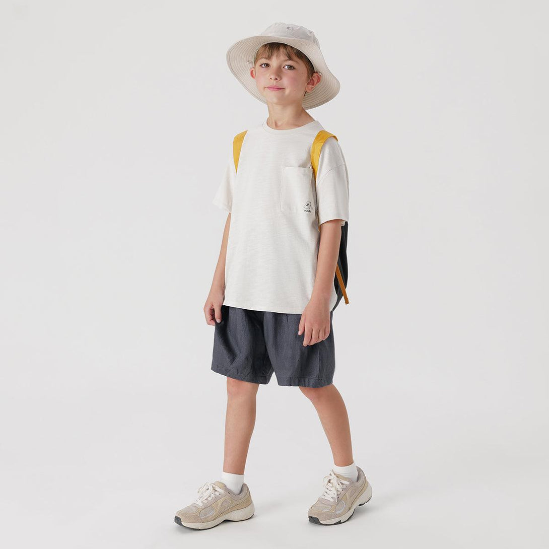 MARC&JANIE Boys Summer Slub Cotton Breathable Short Sleeves T-shirts 230695 - MARC&JANIE