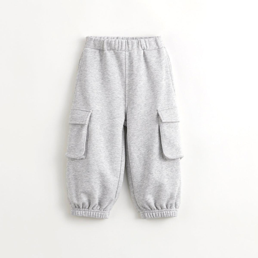 MARC&JANIE Outdoor Style Boys Big Pocket Sweatpants Kids Work Pants Drawstring Pants for Spring 240297 - MARC&JANIE