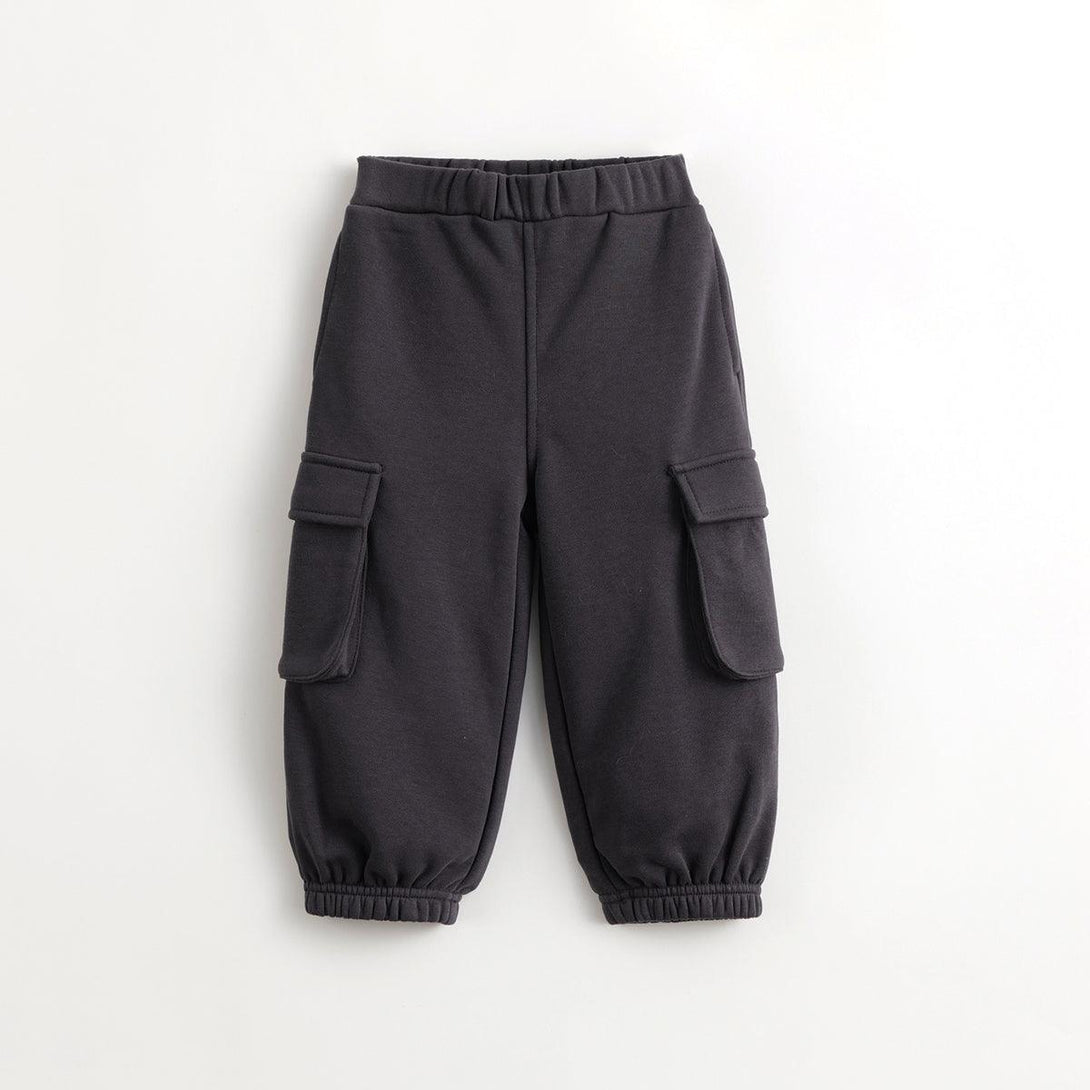 MARC&JANIE Outdoor Style Boys Big Pocket Sweatpants Kids Work Pants Drawstring Pants for Spring 240297 - MARC&JANIE