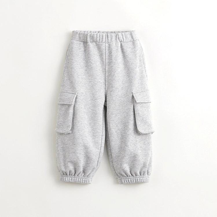 MARC&JANIE Outdoor Style Boys Big Pocket Sweatpants Kids Work Pants Drawstring Pants for Spring 240297 - MARC&JANIE