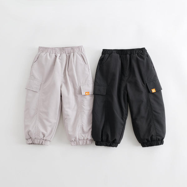 MARC&JANIE Outdoor Style Boys Warm Drawstring Pants Work Pants for Winter 232007 - MARC&JANIE