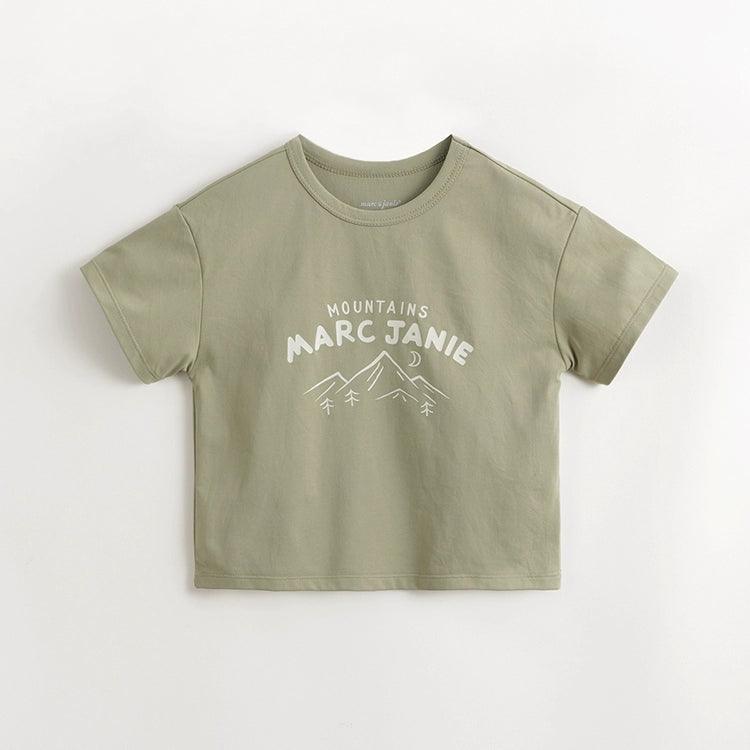 MARC&JANIE Boys Urban Outdoor Quick Dry Short Sleeve T-Shirt Kids Top for Summer 240390 - MARC&JANIE