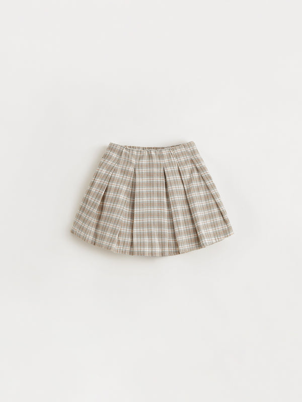 MARC & JANIE Girls Plaid Pleated Skort 230302