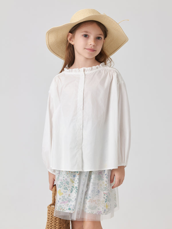 MARC & JANIE Girls White Shirt 250018