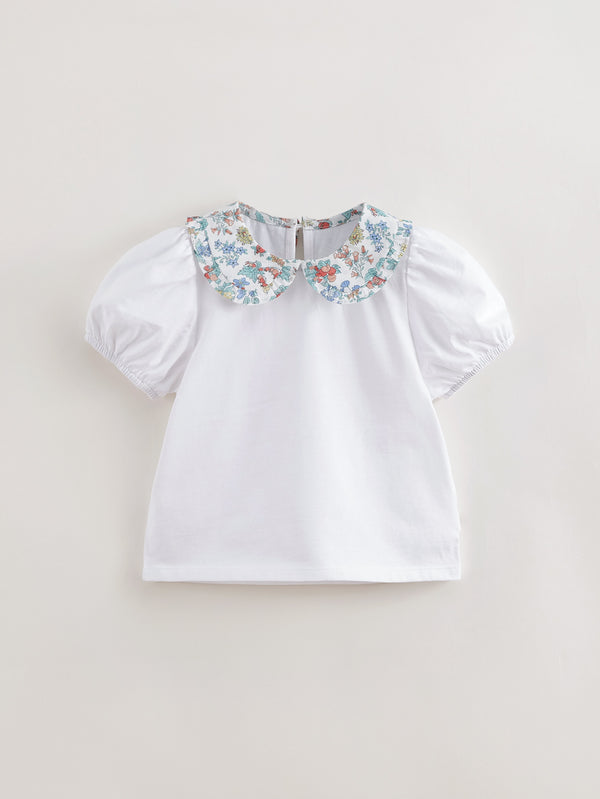 MARC & JANIE Girls Peter Pan Collar T-shirt 230533