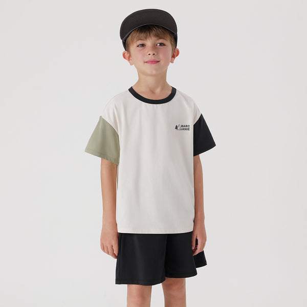 MARC & JANIE Quick Drying Boys Color Block T-Shirt 240397