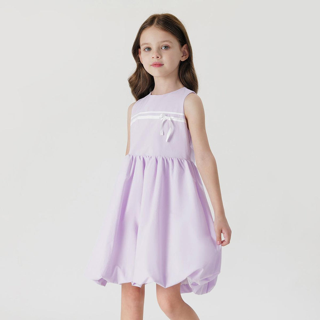 Girls Bubble Bow Tie Dress 240668 - MARC&JANIE