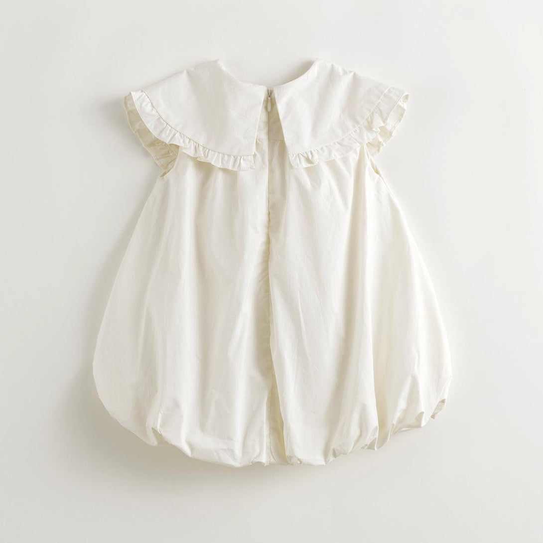 Girls Butterfly Bow Collar Bubble Dress 240662 - MARC&JANIE